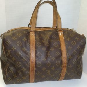 🎁Authentic Louis Vuitton Vintage travel Monogram Satchel Sax Boston 35 bag